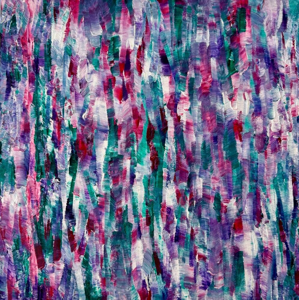 Rain Before the Sea, acrylic on canvas, 36 x 24 in